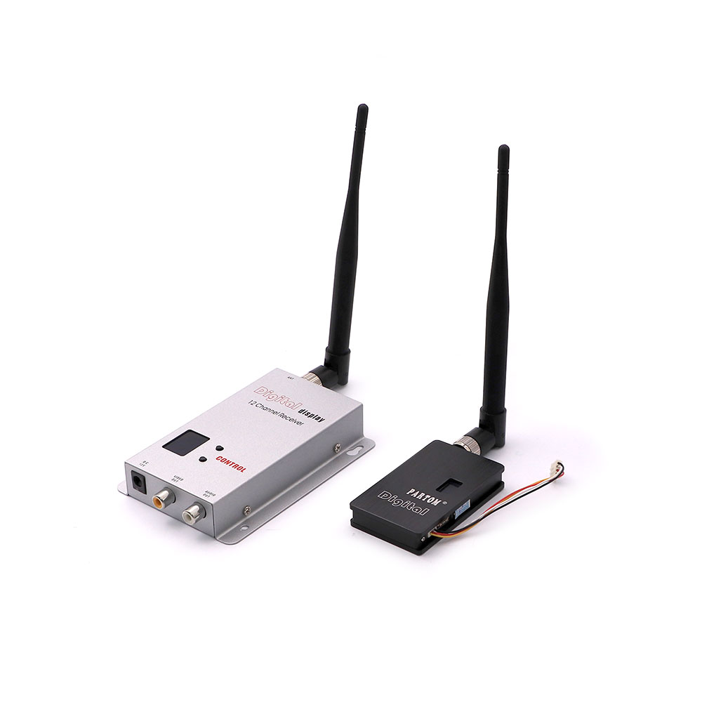 Audio Video Wireless | 2x RCA Female | 1.2Ghz | 12-Channel | 1500mW | Transmitter 3KM