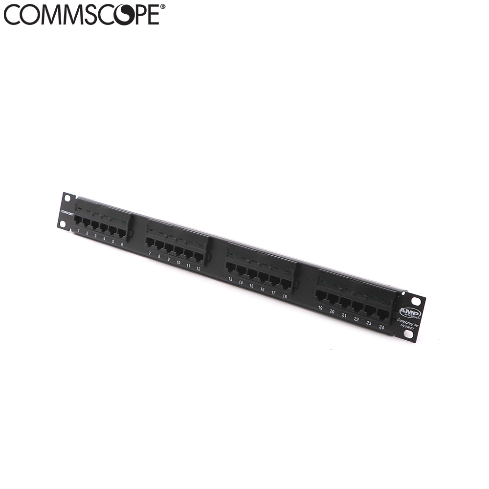 Network Cabinet | Patch Panel | CAT5e | 24-Port | AMP