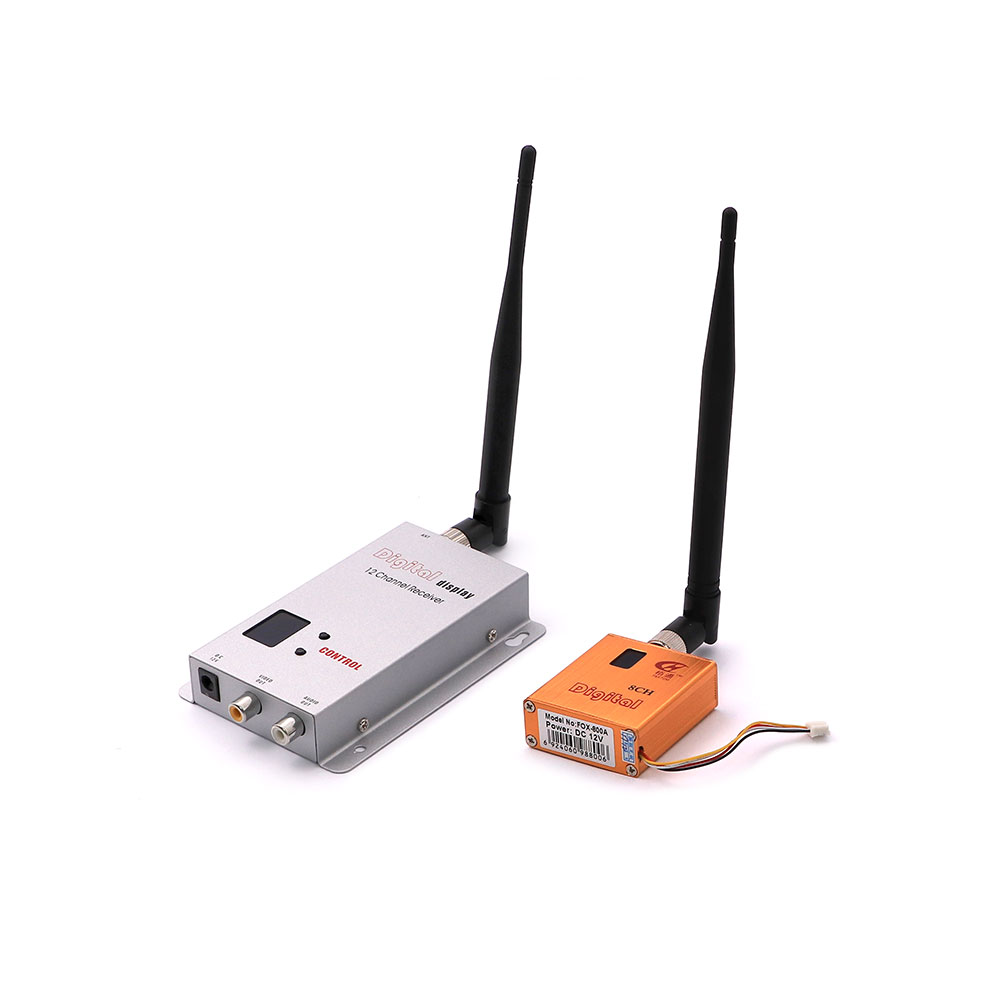 Audio Video Wireless | 2x RCA | 1.2Ghz | 8-Channel | 800mW | Transmitter 0.8KM