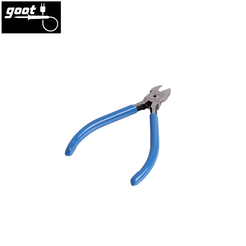 Flat Blade Diagonal Cutter | Spring | Mini Nipper | 4.5" | Goot - YN-1