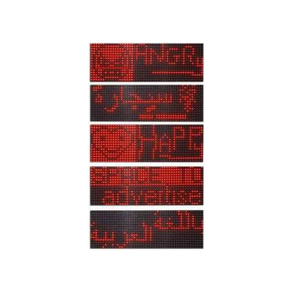 Message Display LED | 1Line | 1M | Red | P20 | IP65