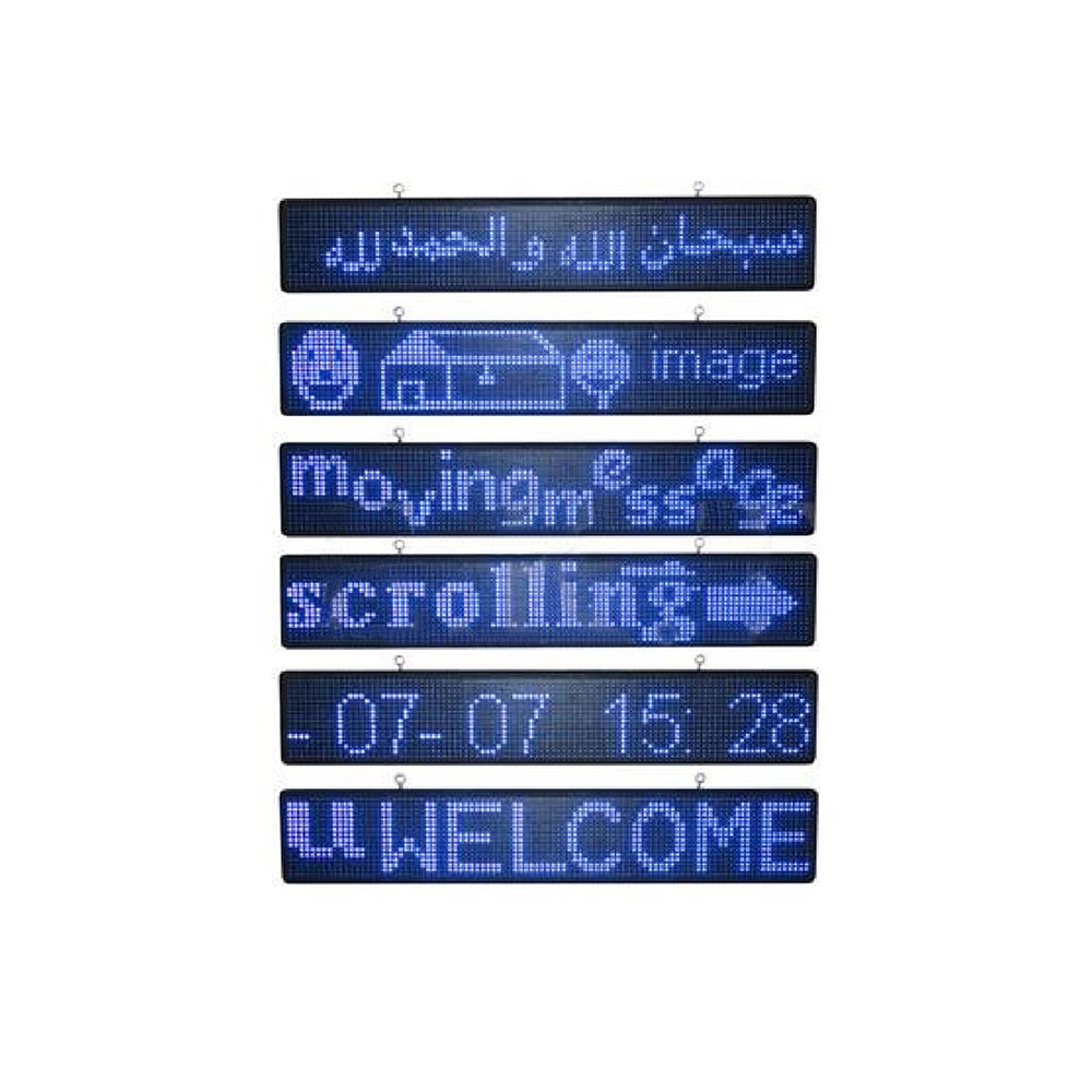 Message Display LED | 1Line | 1M | Blue | P10 | IP51