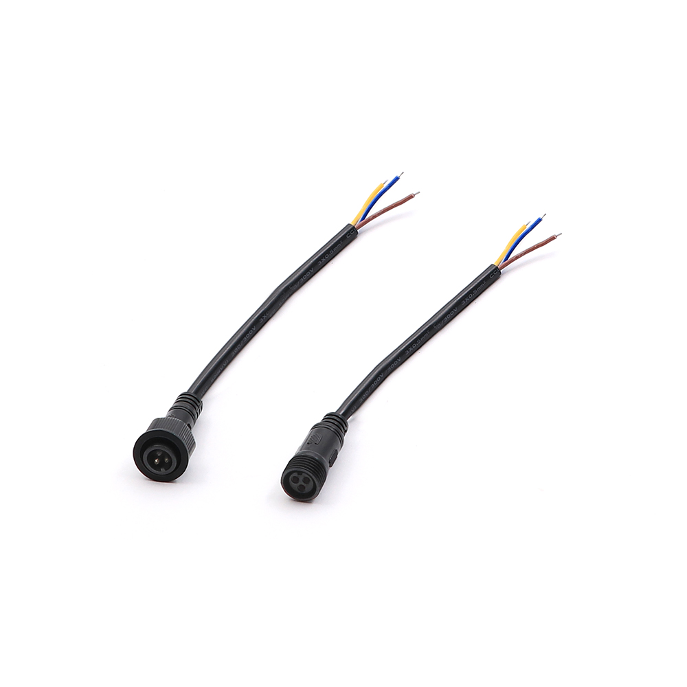 Power Plug | Waterproof | 3-Pin Male & Female | 0.5mm | IP65