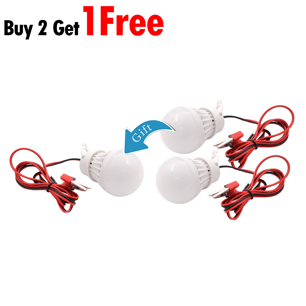 LED Light Bulb | White | Alligator | 12V | 3W | 3Pcs (Buy 2 get 1 Free)