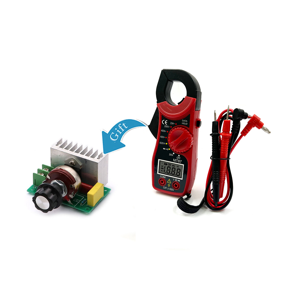 Test Measurement | Clamp Meter | MT87 & Dimmer | AC | 3800W