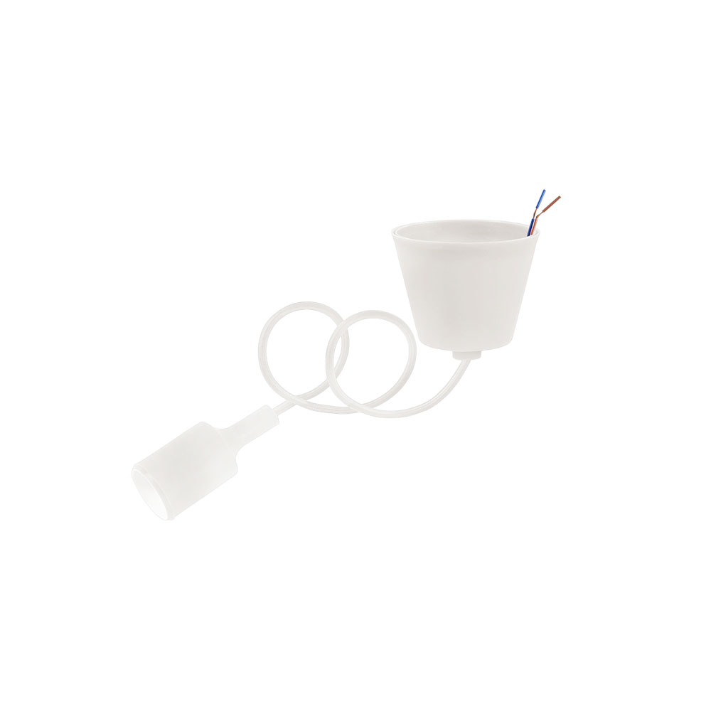 Pendant Bulb Socket | E27 | White