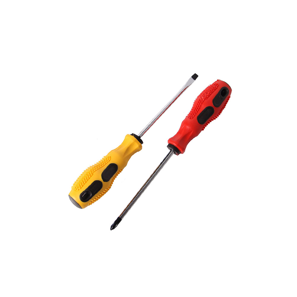 Screwdriver Set | Phillips & Slotted | 2pcs | 4x100mm