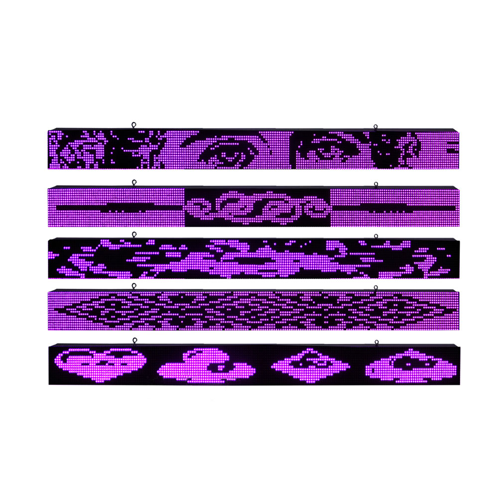 Message Display LED | 1Line | 2M | Pink | P10 | IP65