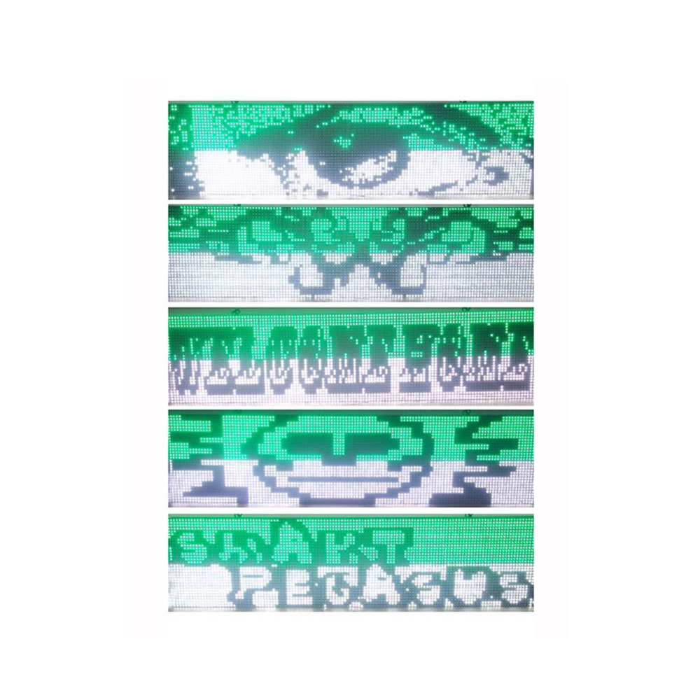 Message Display LED | 2Line | 1.3M | Green & White | P10 | IP65