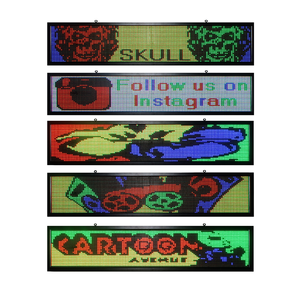 Message Display LED | 2Line | 1.3M | RGB | P10 | IP65