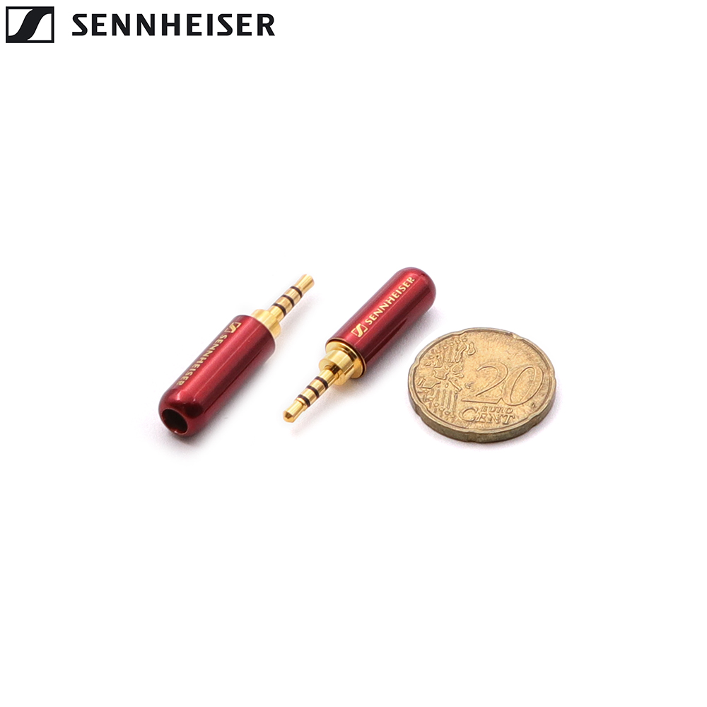 Audio Connector | Jack Stereo & Microphone Male 2.5mm | Cable Mount | Metal | Gold