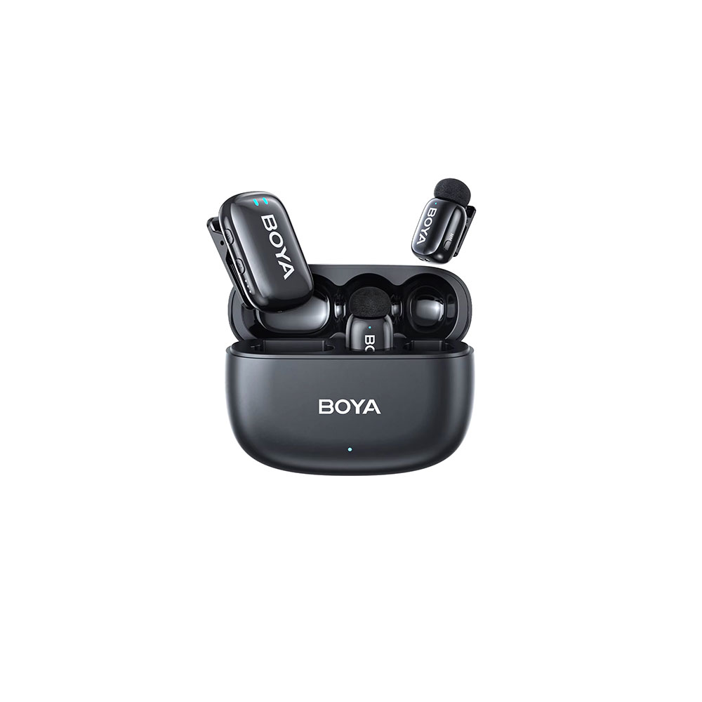 BOYA Mini-18 Dual Wireless Mic System – Compact, AI Noise Canceling