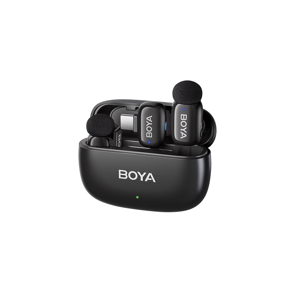 BOYA Mini 14 Type-C Dual Wireless Microphone With Charging Case