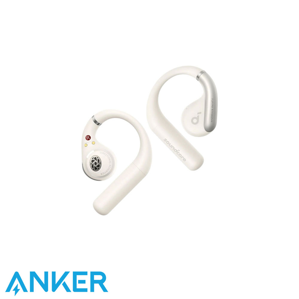 Soundcore AeroFit Open-Ear Wireless Earphones Bluetooth Earbuds - White