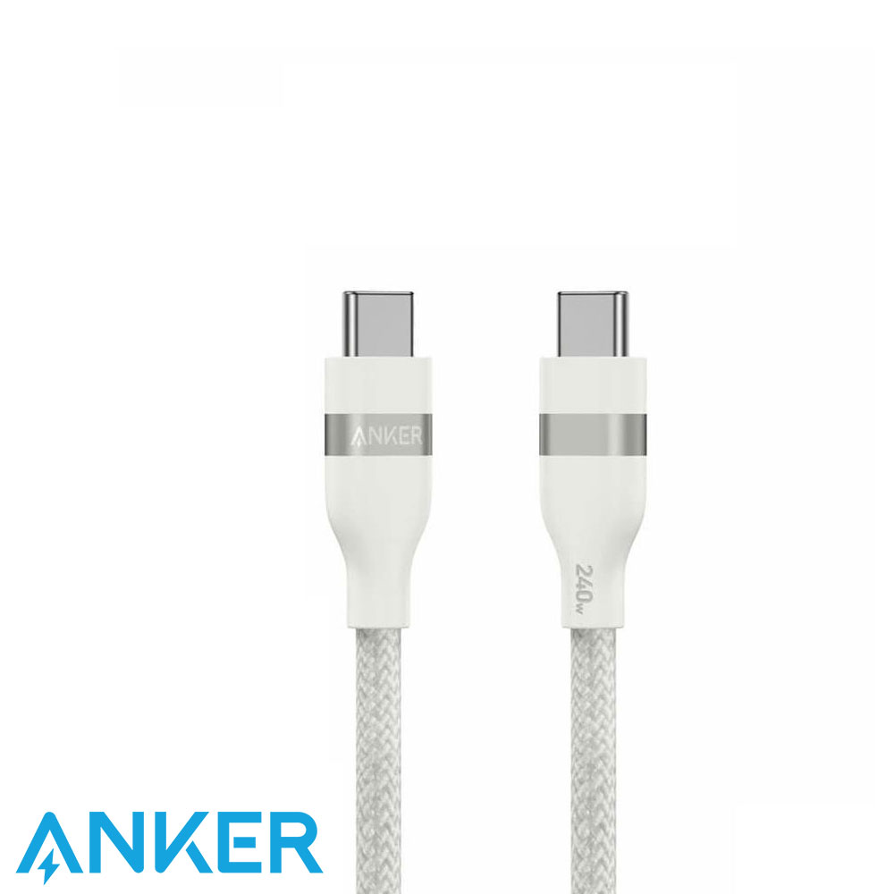 Anker USB-C to USB-C Cable (3 ft / 6 ft, 240W, Upcycled-Braided)