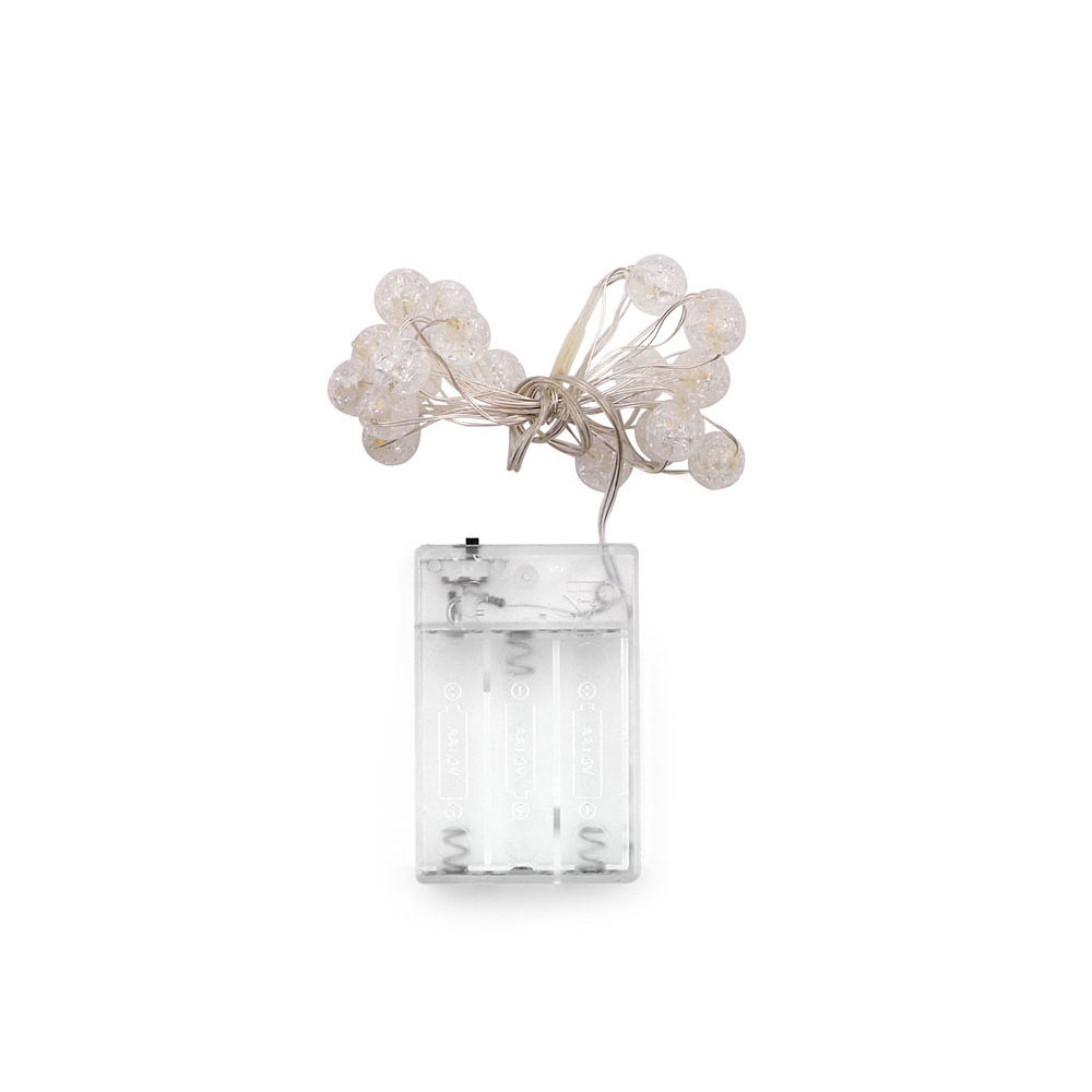 LED Fairy Light | DC Battery | Ball | 20x LED | Warm White | 3M