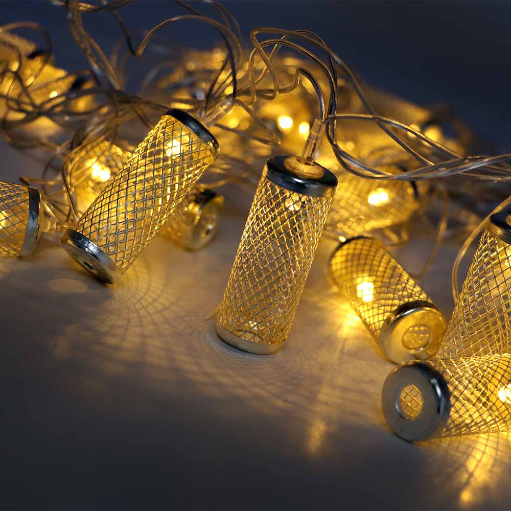 LED Fairy Light AC | Cylinder | 20x LED | Warm White | 3M