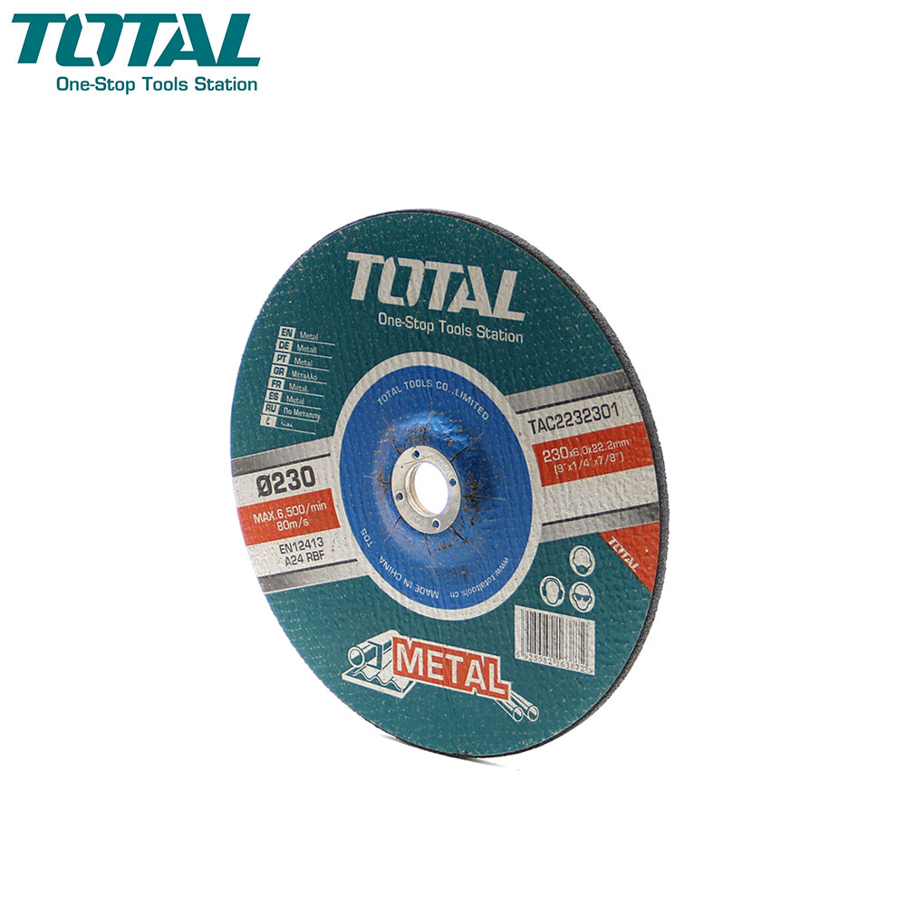 Angle Grinder | Cutting Disc | Metal | 230x6.0x22.2mm | Total