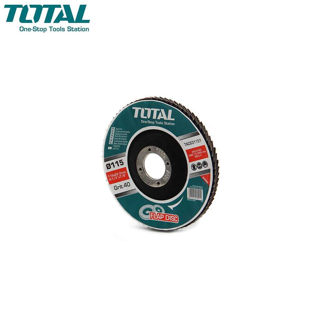 Angle Grinder | Flap Disc | Metal | P40 | Total
