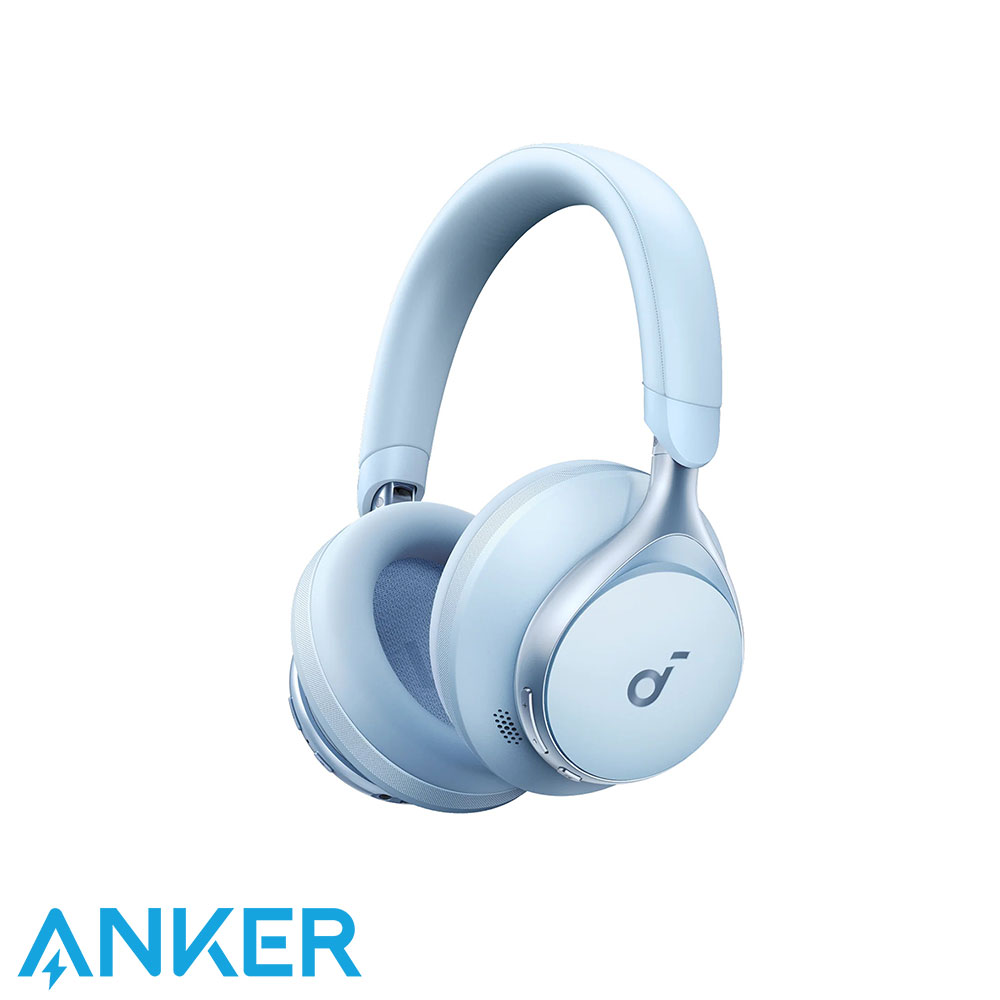 Soundcore by Anker, Space One, Active Noise Cancelling Headphones - Blue