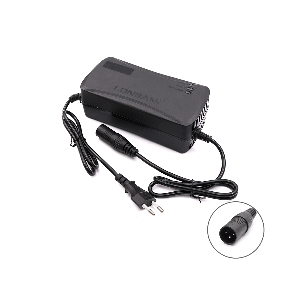 Charger Battery | Lithium-Ion | 48V 5A | E-Bike | Round Plug