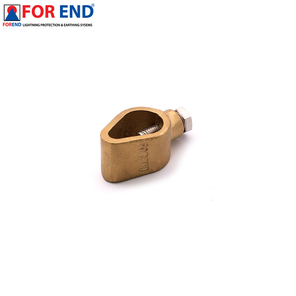 Lightning System | Brass Bolt Clamp | Type G 16-70mm