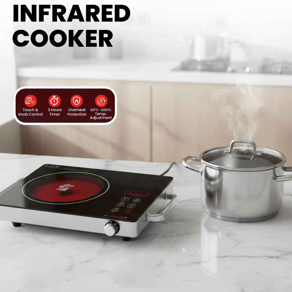 Ceramic Cooker يعمل على الطاقة الشمسية و الإشتراك