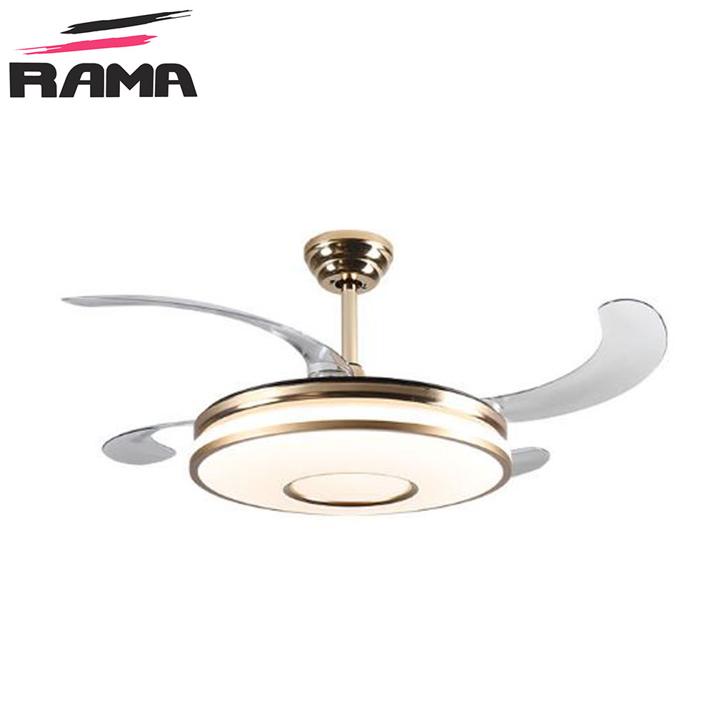 Fan Ceiling | 42" | 220V AC | 30W | Three Color LED 50W | Remote | Speaker Bluetooth |  Rama